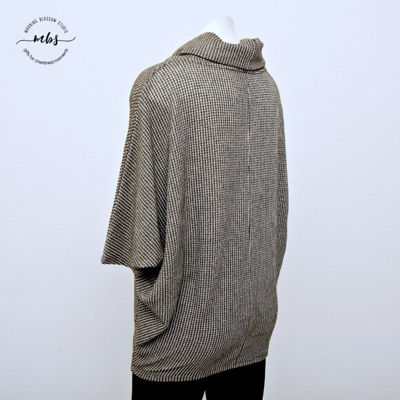 NWOT Korye Cowl Neck Dolman Sleeves Oversized Sweater Olive - Picture 4 of 8